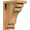 Ekena Millwork Mediterranean Rough Sawn Corbel w/Backplate, Western Red Cedar, 6"W x 8"D x 12"H COR06X08X12MED01RWR - alternate 1